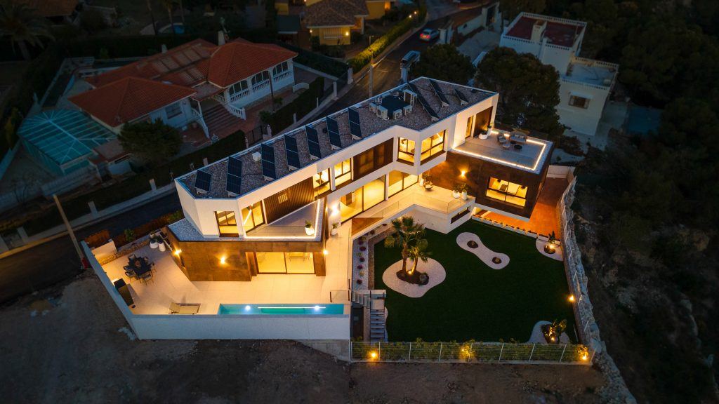 Villa Zen — dormitorio con vistas